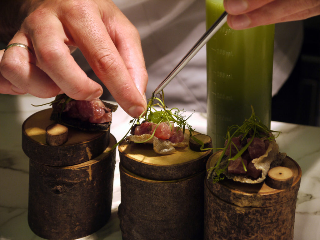 chef trabajando farala